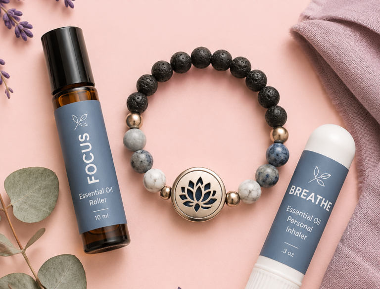 Wearable Essential Oil Diffusers: Rollerballs, Jewelry & Travel Options
